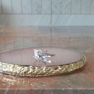 Chic Silver and Gold Women's Ring